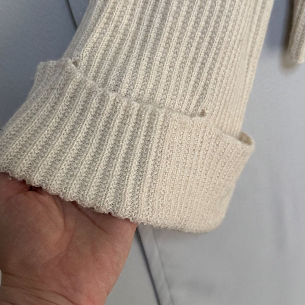 Nation LTD Jude Cream Baby Alpaca Blend Bell Cuff Sleeve Oversized Sweater Small - Picture 4 of 12